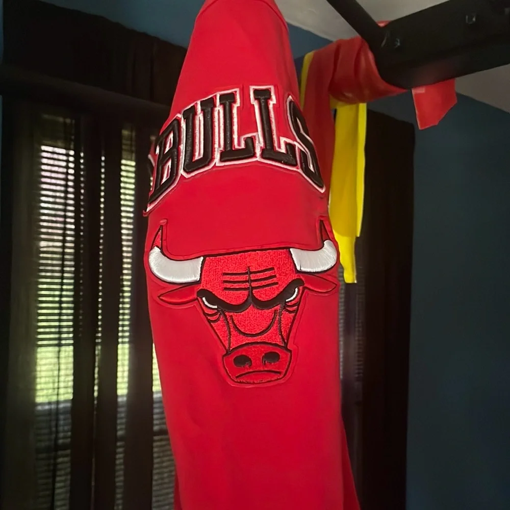 NBA Chicago Bulls classic chenille mens PO hoodie - Picture 4 of 9